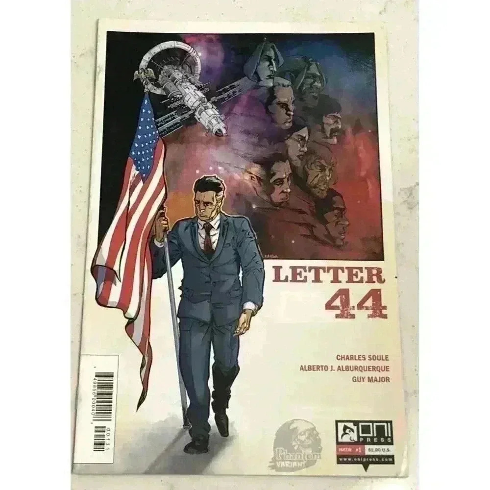 Letter 44 #1 Phantom Variant Charles Soule Oni Press 2013